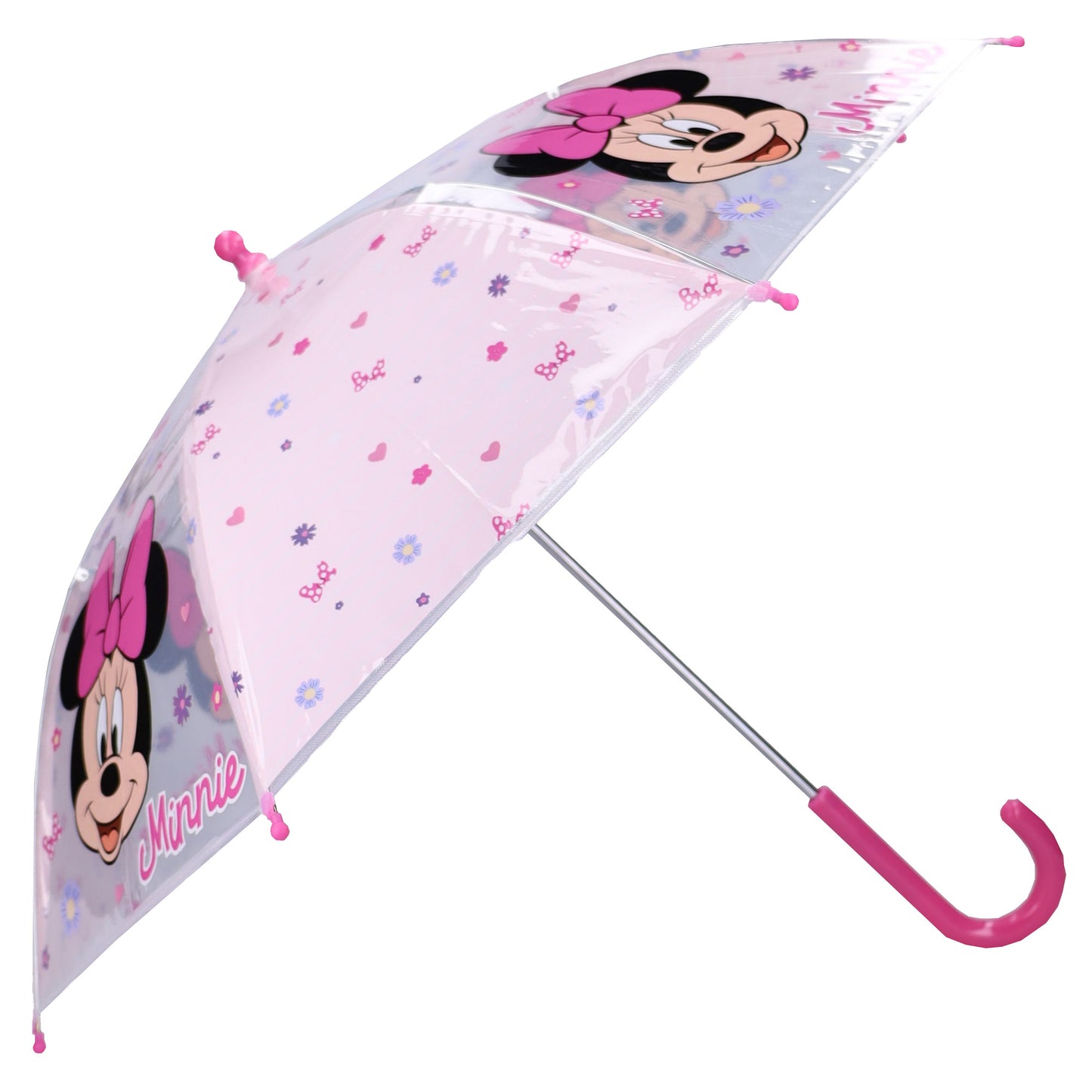 Disney Minnie Mouse ⌀ 71 cm Regenschirm für Kinder mit einfachem Öffnungsmechanismus