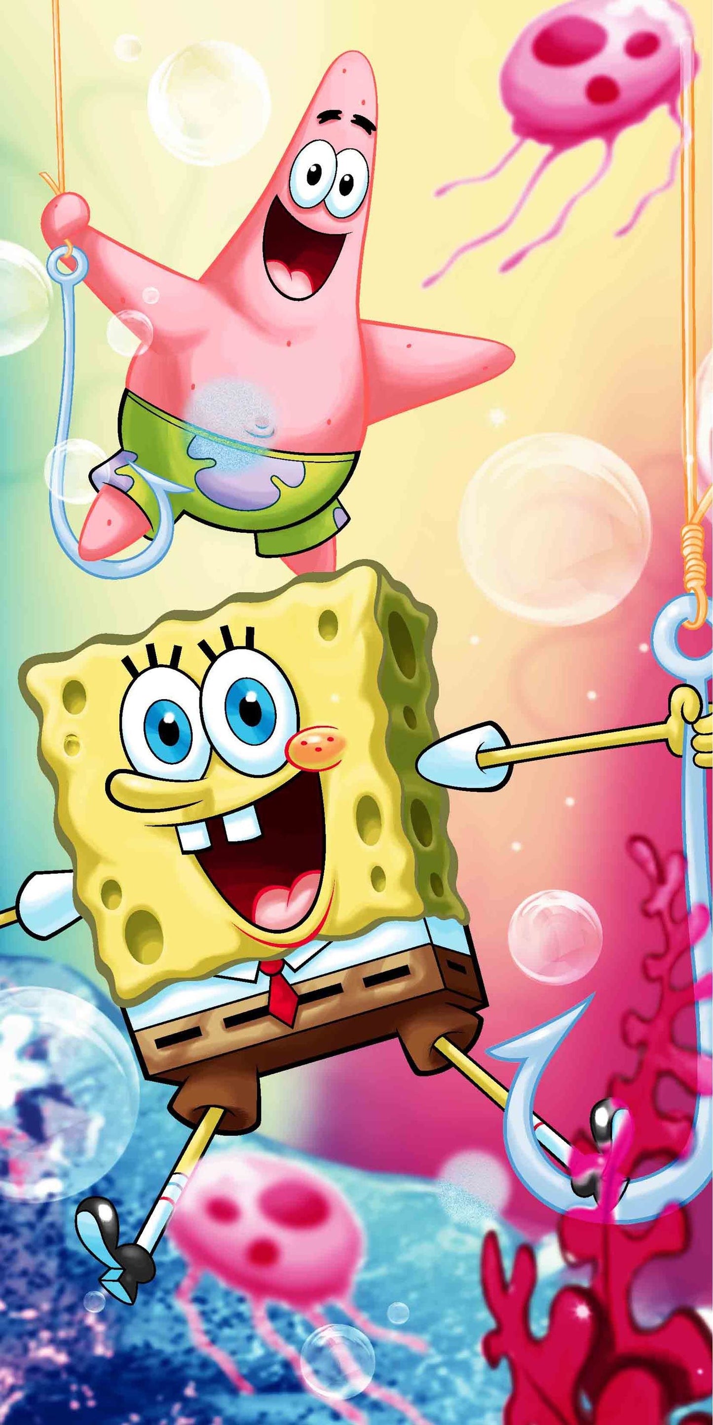 Sponge bob Baumwolle Strandtuch Frottee Badetuch mit Premium Druck, 70x140 cm