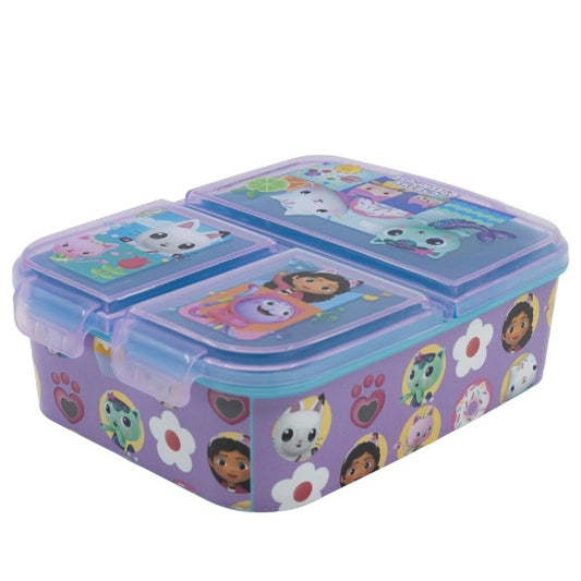 Gabby´s Dollhouse Kinder Brotdose – Lunchbox mit 3 Fächern & tollem Design