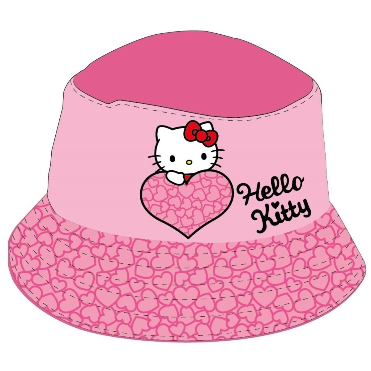 Hello Kitty Sonnenhut für Kinder UV-Schutz Fischerhut & Strandhut