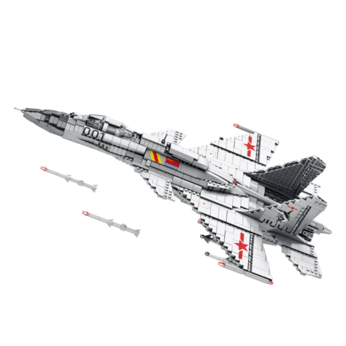 Reobrix 33023 Kampfjet Klemmbaustein Flugzeug Modell 1999 Teile ab 14