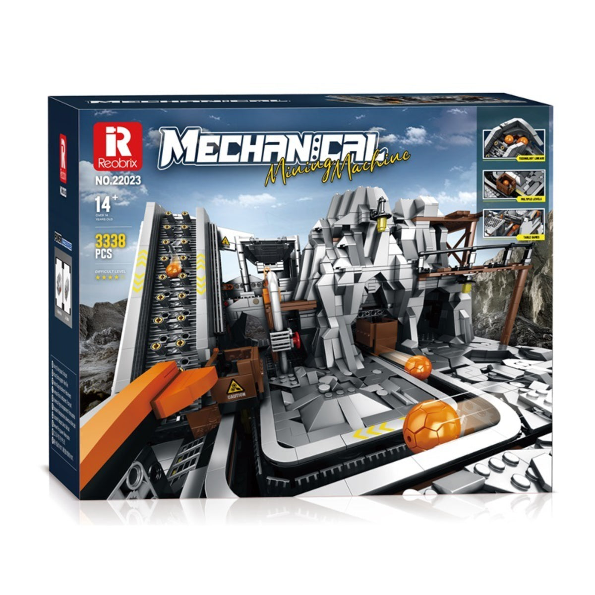 Reobrix 22023 Mining Maschine 3338 Teile 39 cm ab 14