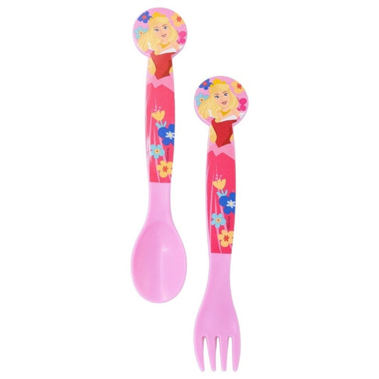 Disney Kinderbesteck Set 2-teilig – Löffel & Gabel mit Motivgriffen