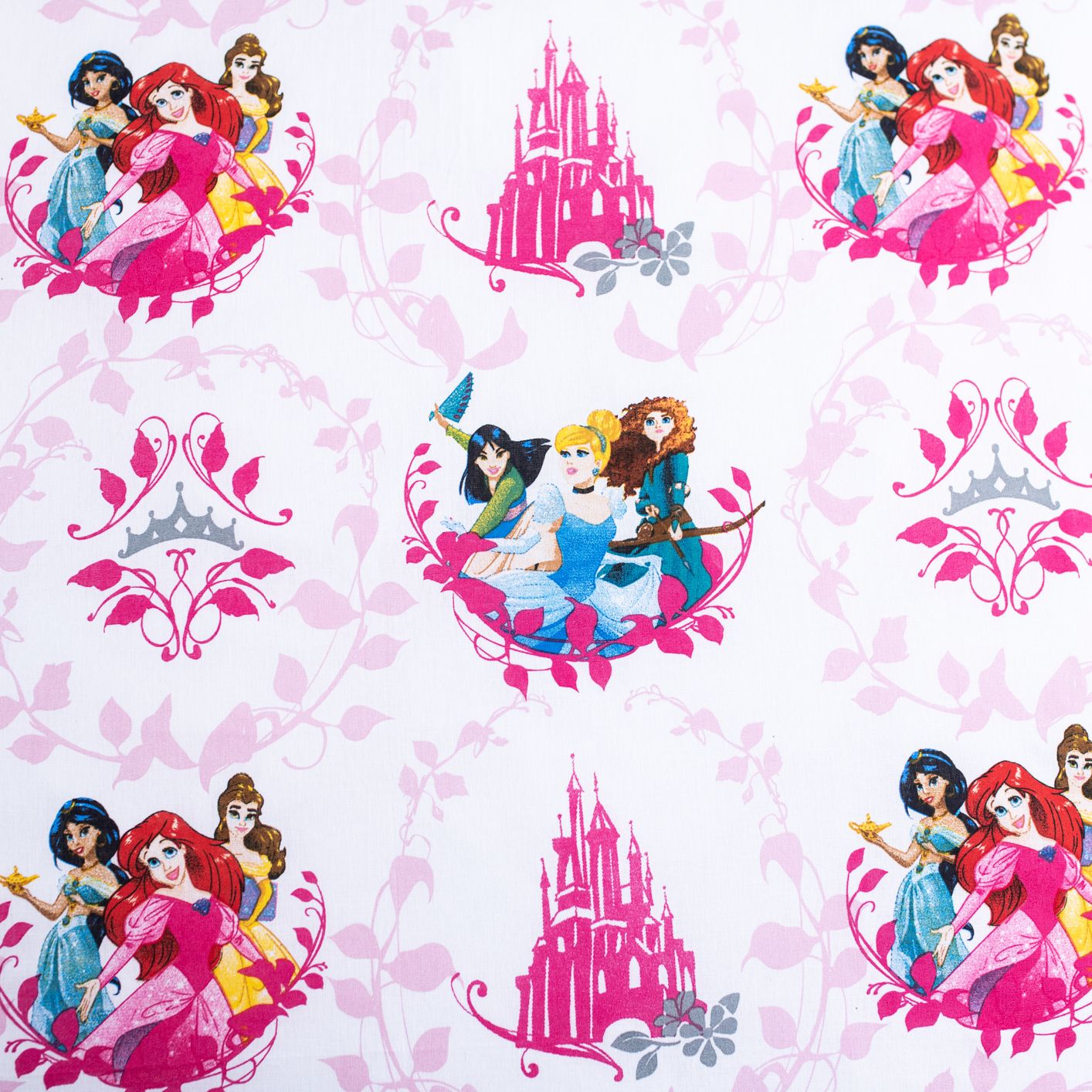 Disney Prinzessinnen Design Kuschelige Bettwäsche Baumwolle, 140x200 cm & 70x90 cm