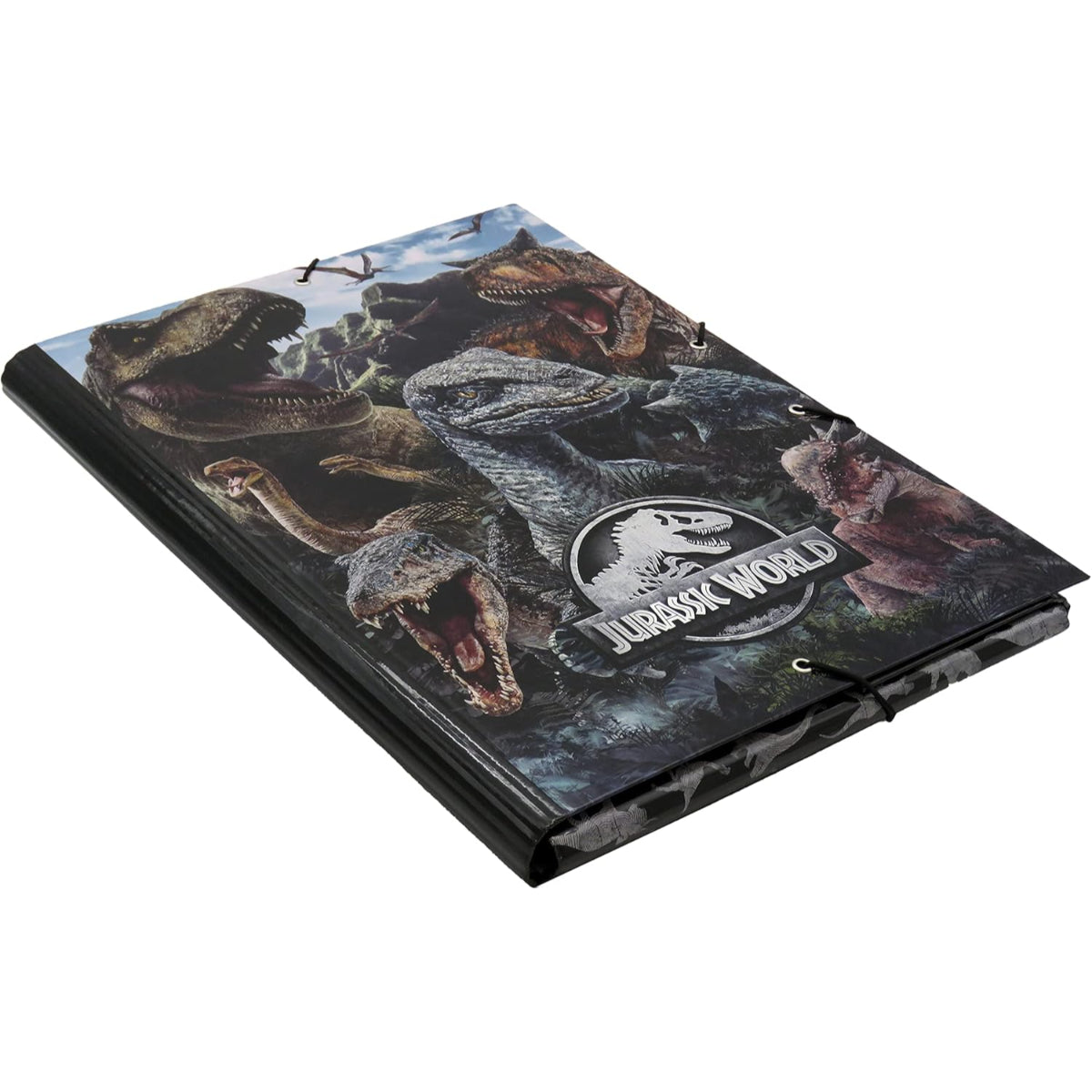 Jurassic World Ordner mit Klappen A4 Dokumentenmappe Schulordner