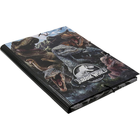 Jurassic World Ordner mit Klappen A4 Dokumentenmappe Schulordner