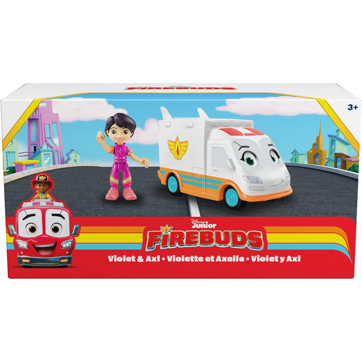 Disney Firebuds interaktives Rettungsfahrzeug mit Figur