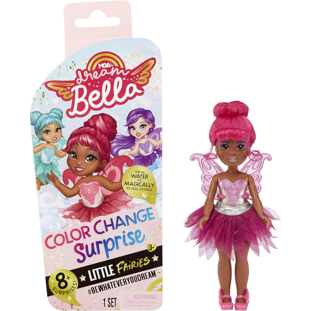 Dream Bella Jaylen Farbwechsel Puppe 14 cm mit Flügeln