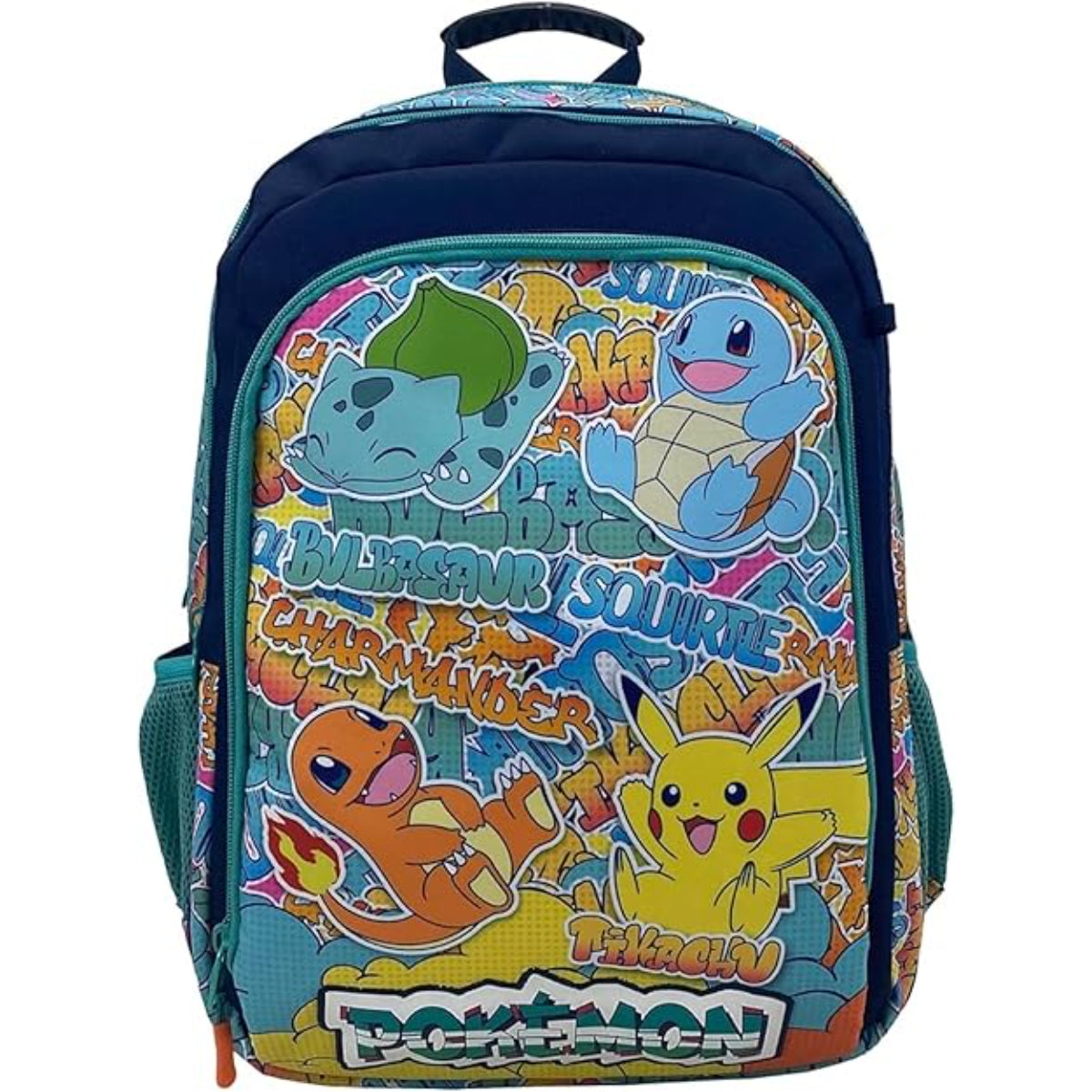 Pokémon Rucksack Schulrucksack 35x16x43 cm mit Seitentaschen