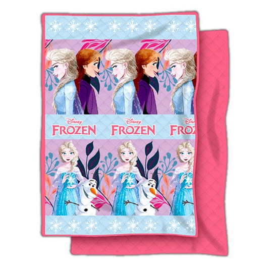 Disney Frozen Steppdecke Bettdecke 250x150 cm Magische Tagesdecke für Mädchen