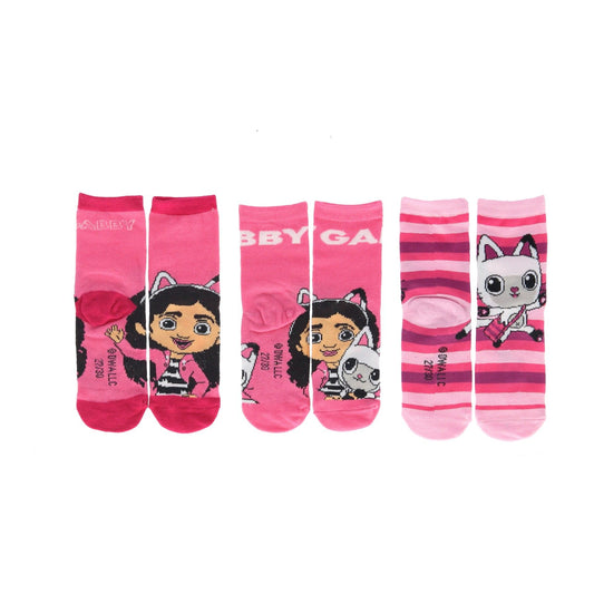 Gabby's Dollhouse 3er-Pack Socken Perfekt für Fans der Serie