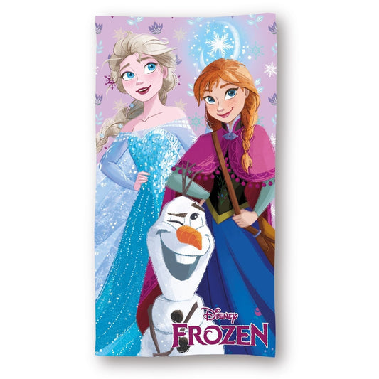 Disney Frozen Strandhandtuch Mikrofaser 140x70 – Leichtes Badehandtuch für Meer & Pool
