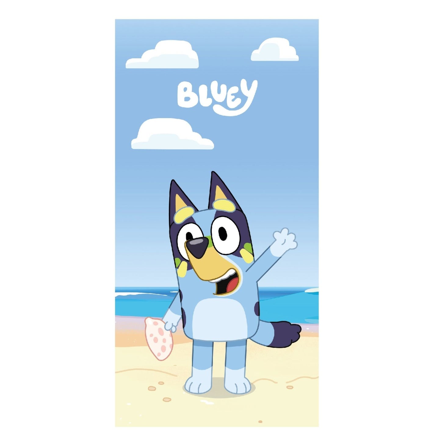 Bluey Strandtuch Frottee Badetuch mit Premium Druck, 70x140 cm