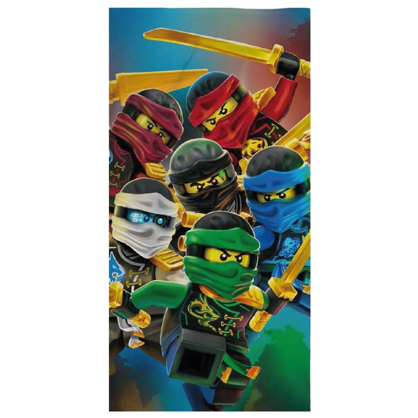 Lego Strandhandtuch Mikrofaser Badehandtuch & Kinderhandtuch 70x140 cm