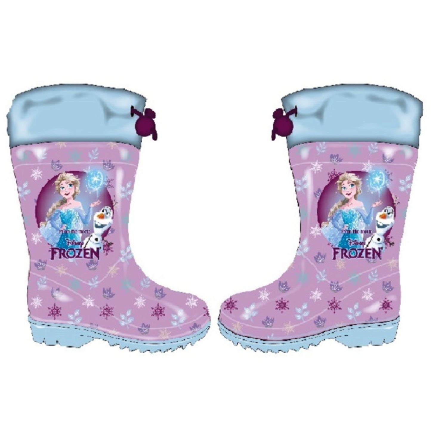 Disney Die Eiskönigin Gummistiefel – Mädchen Regenstiefel mit Motivdruck