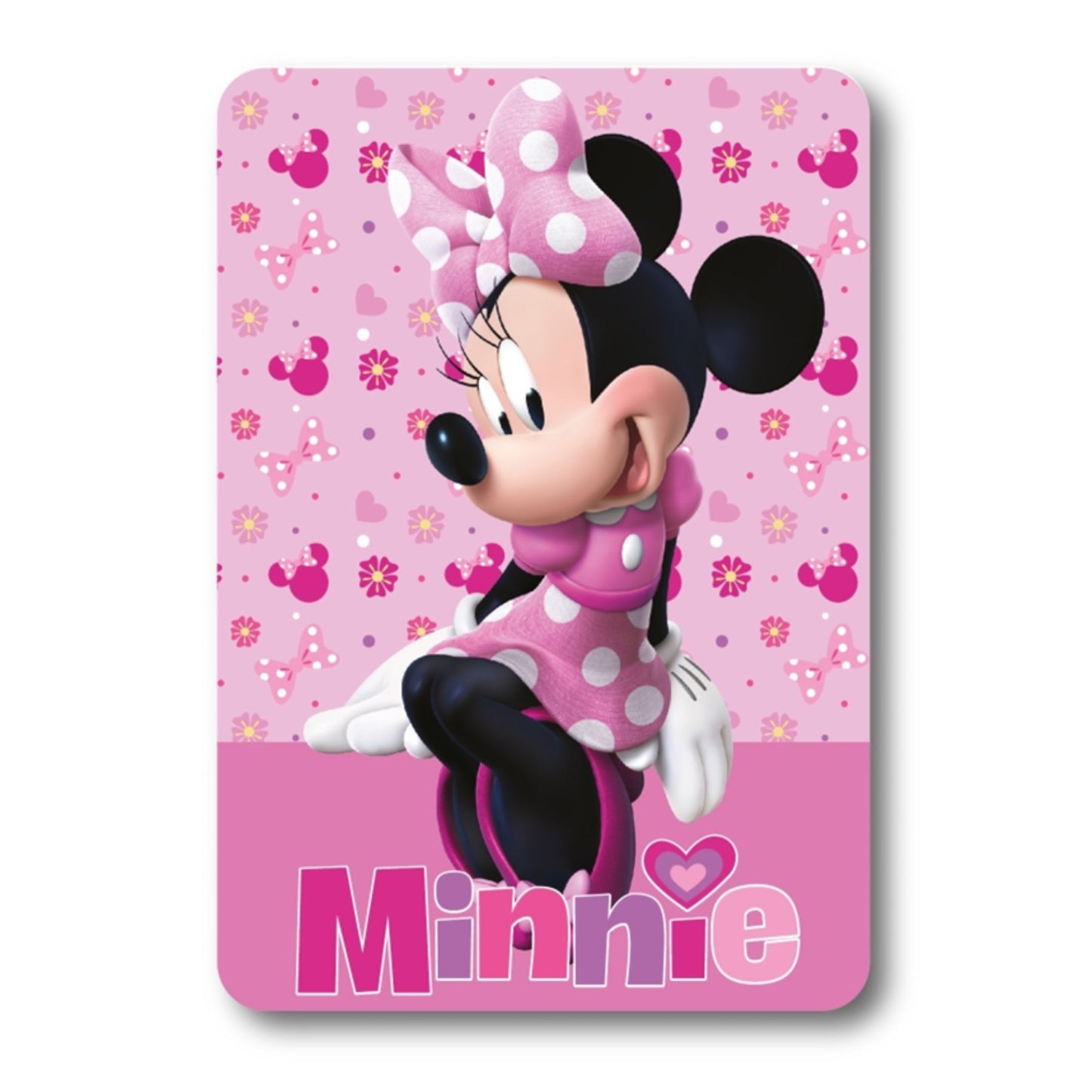Disney Minnie Mouse Kuscheldecke warm weich Kinder Sofa Bett Fleece 100x140 cm