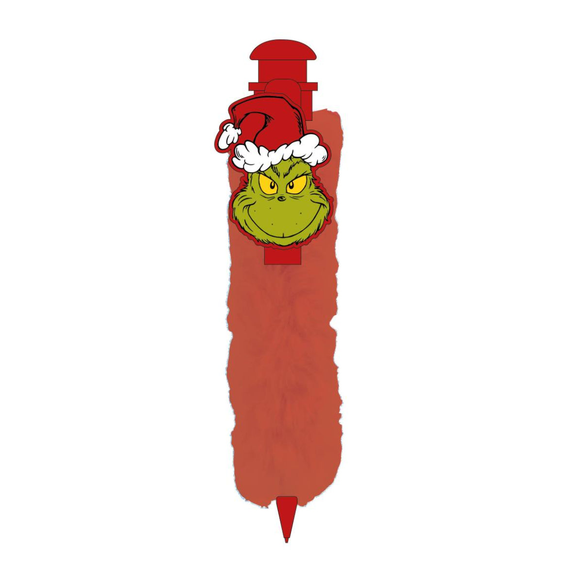 The Grinch Kugelschreiber mit Plüsch für Weihnachten Schule Freizeit