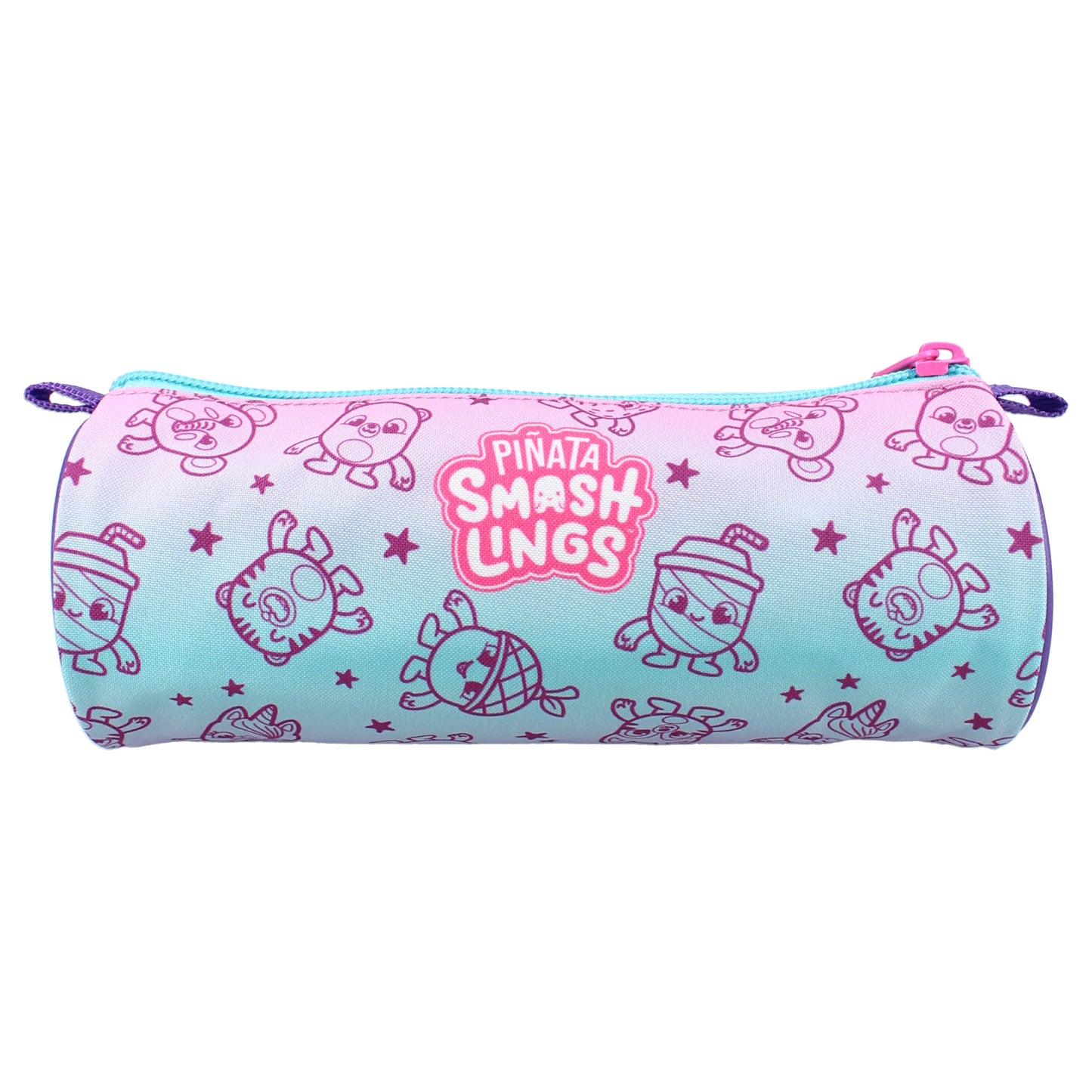 Piñata Smashlings Federmappe lila – Party Vibes Mäppchen mit Reißverschluss