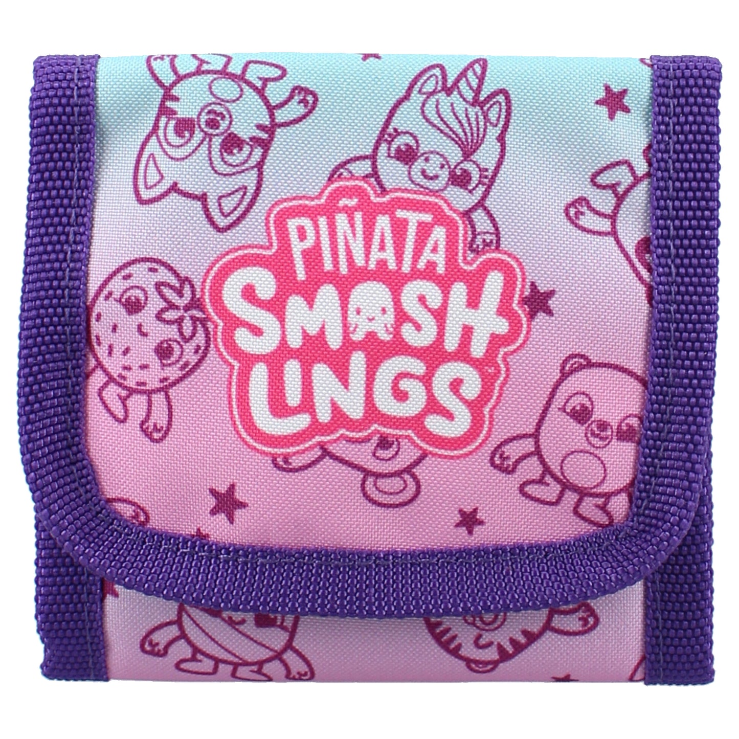 Piñata Smashlings Kinder Portemonnaie – Lila Geldbörse mit Charakter-Motiv