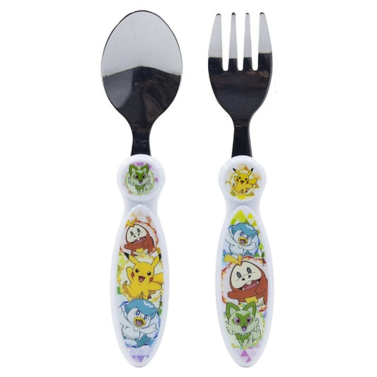 Pokemon Kinderbesteck Set 2-teilig – Löffel & Gabel mit Motivgriffen
