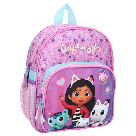 Gabby's Dollhouse Schultasche und Freizeittasche Rucksack für Kinder ideal für Schule