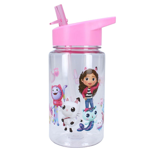 Gabby's Dollhouse Trinkflasche 450 ML für Kinder ideal für Schule und Freizeit