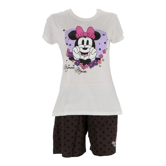 Minnie Mouse Damen Shorts – Bequeme Baumwolle, Fröhliches Minnie Mouse Design, Perfekt für den Sommer