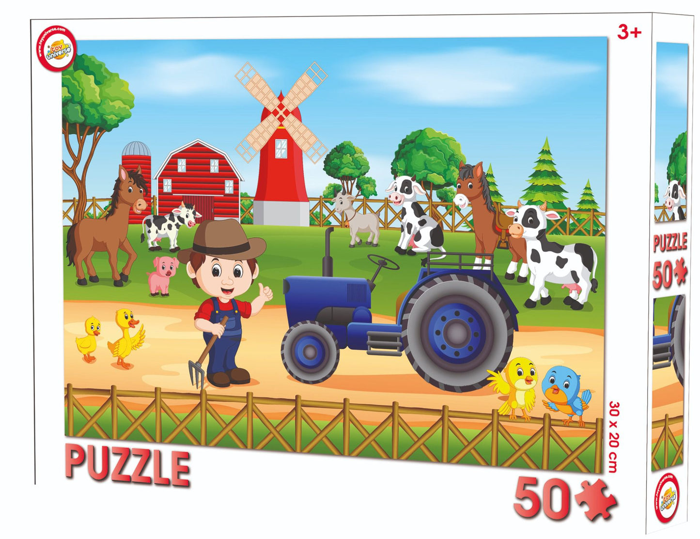 Zoo & Farm Puzzle, Spaßiges Tiermotiv für Kinder