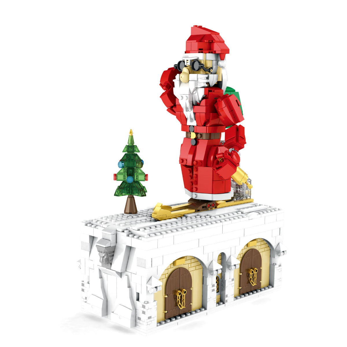 Reobrix 66001 Weihnachtsmann Mechanik Set 1039 Teile ab 14