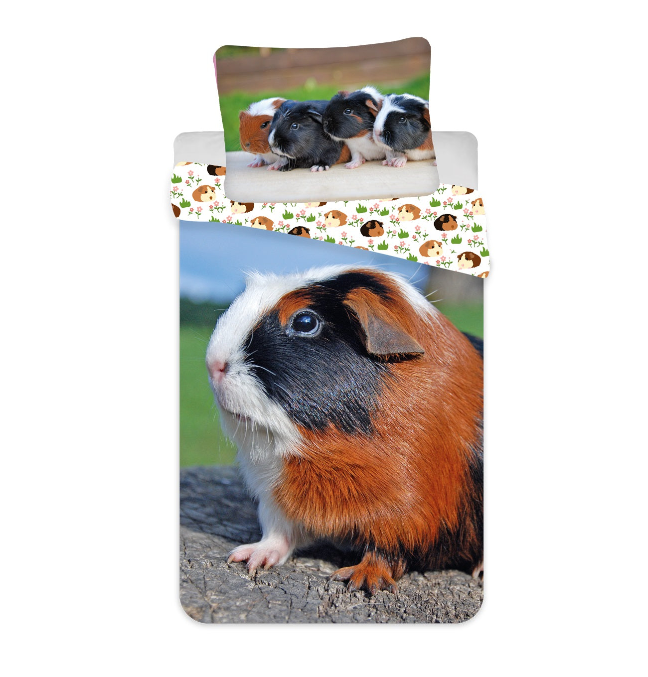 Meerschweinchen Bettwäsche – Kuscheliges Baumwoll-Set 140x200 cm & 70x90 cm