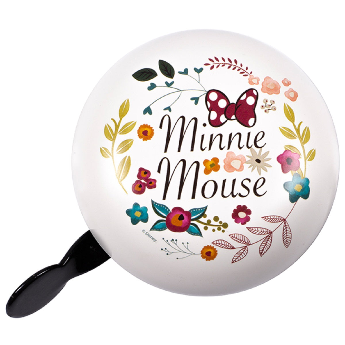 Minnie Mouse Retro Fahrradklingel Laut und stilvoll im Blumenmuster