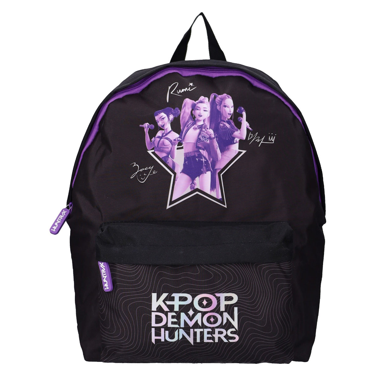 K Pop Demon Hunters Rucksack Shadow Beats 43 × 30 × 19 cm Schwarz für Schule und Freizeit