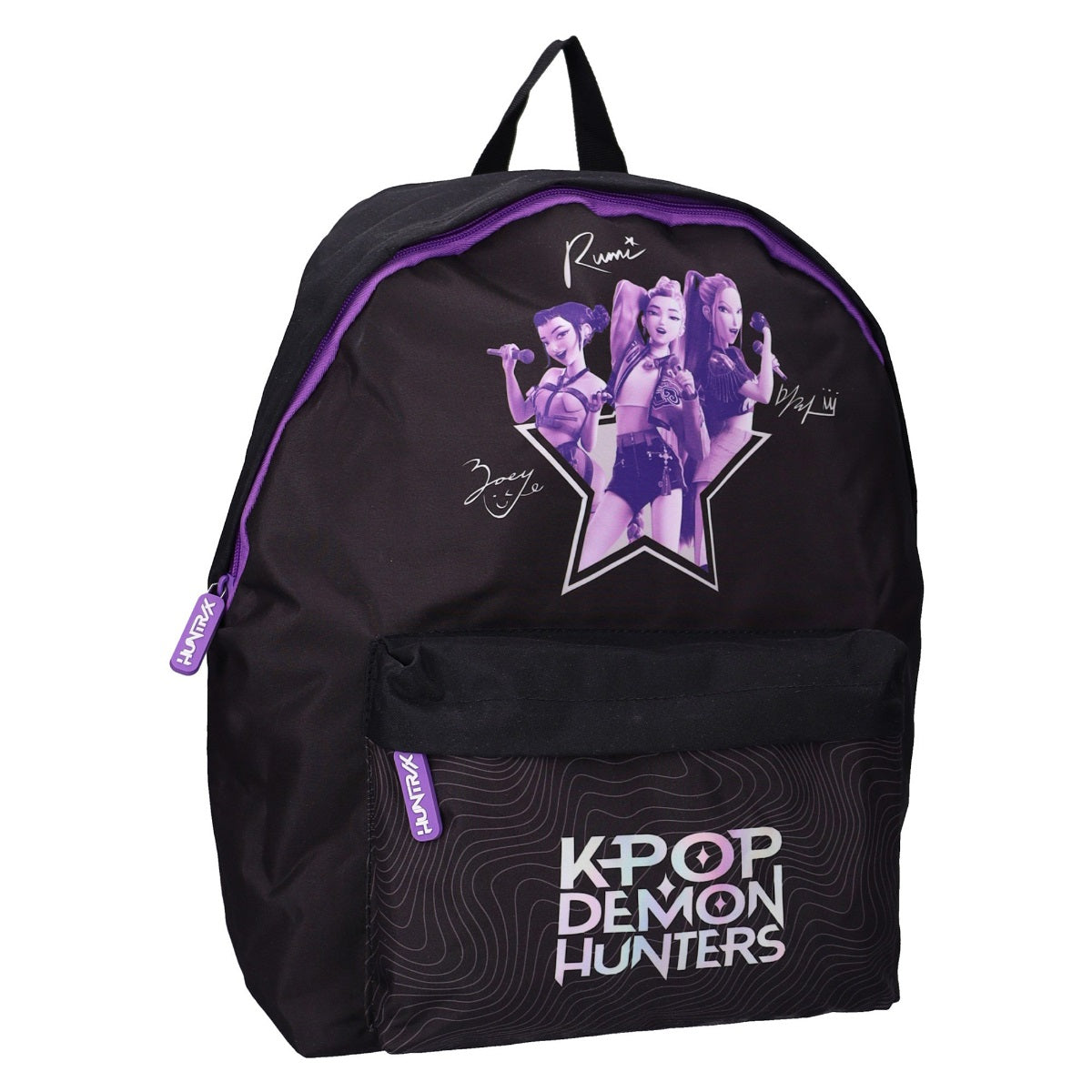 K Pop Demon Hunters Rucksack Shadow Beats 43 × 30 × 19 cm Schwarz für Schule und Freizeit