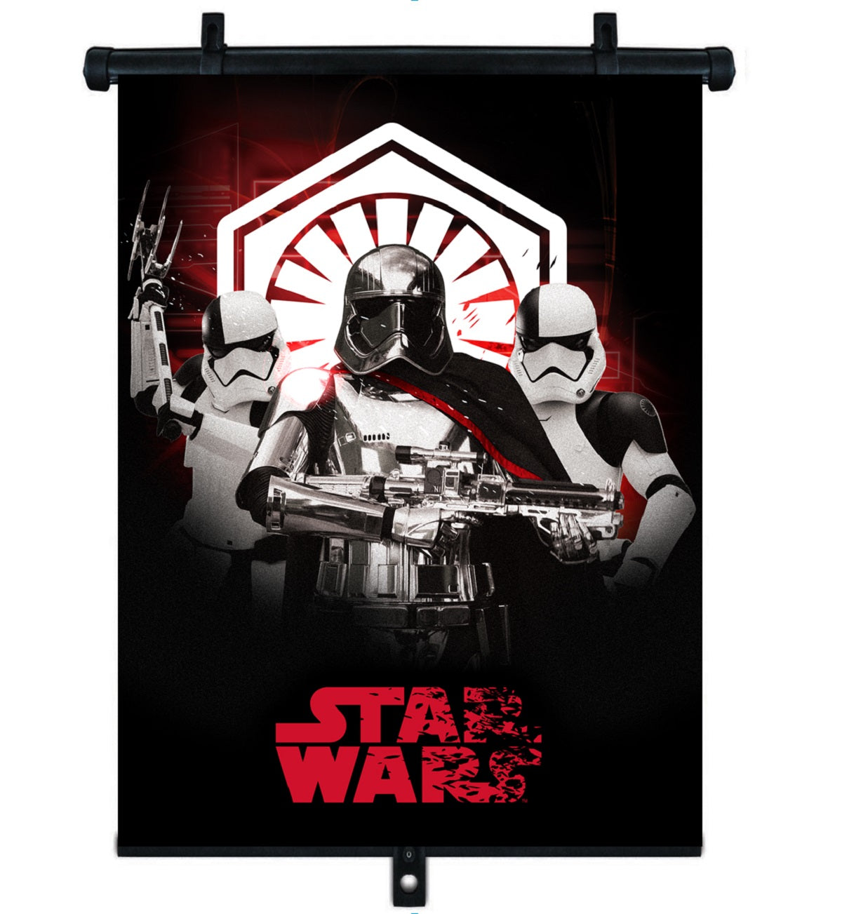 Star Wars Stormtrooper Rückziehbarer Auto-Sonnenschutz, einfach zu installieren