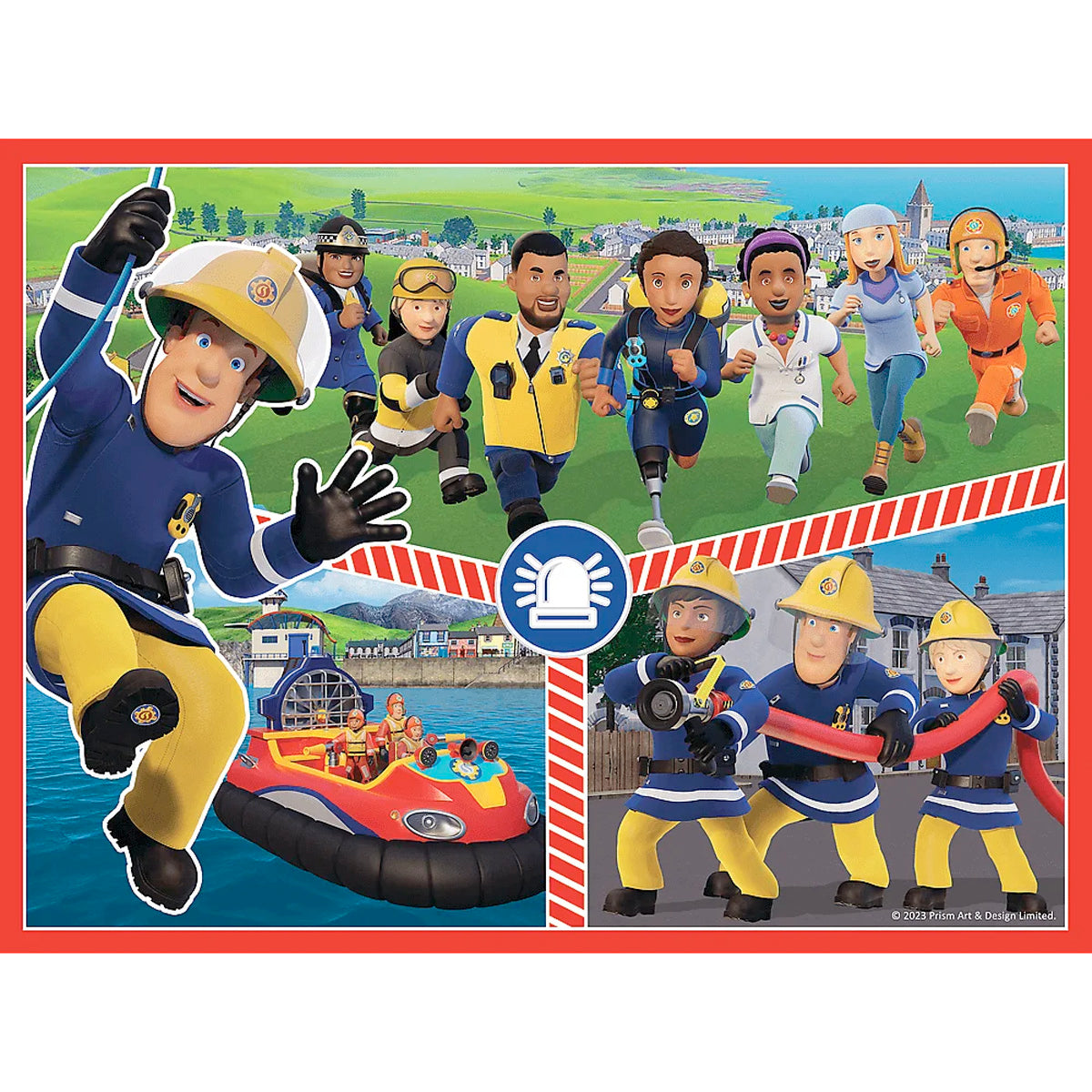 Feuerwehrmann Sam Puzzle- und Memo-Set für Kinder – 2 Puzzles + 24 Memo-Karten