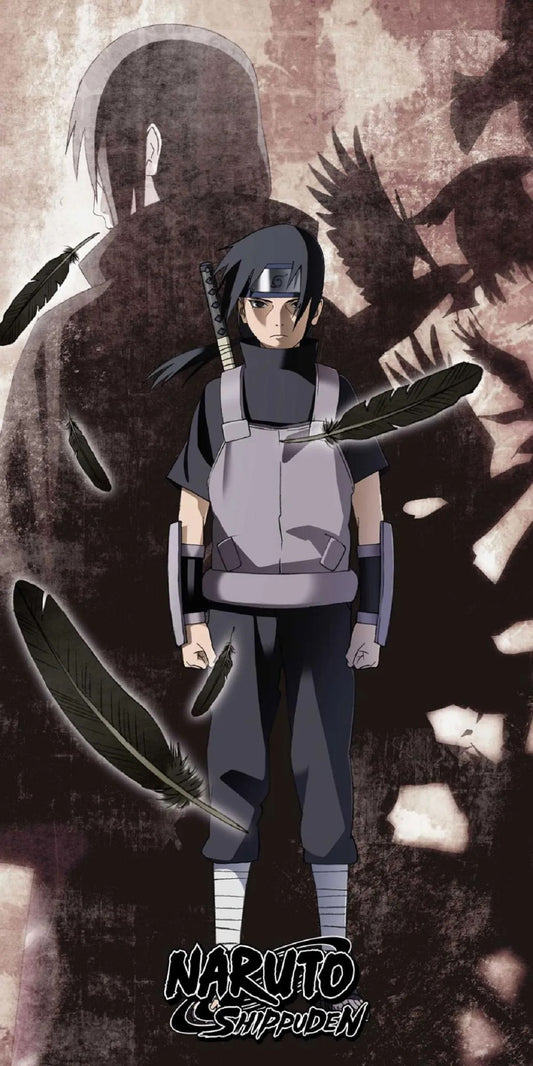 Naruto Strandtuch Badetuch Baumwolle für Strand und Schwimmbad 70x140 cm