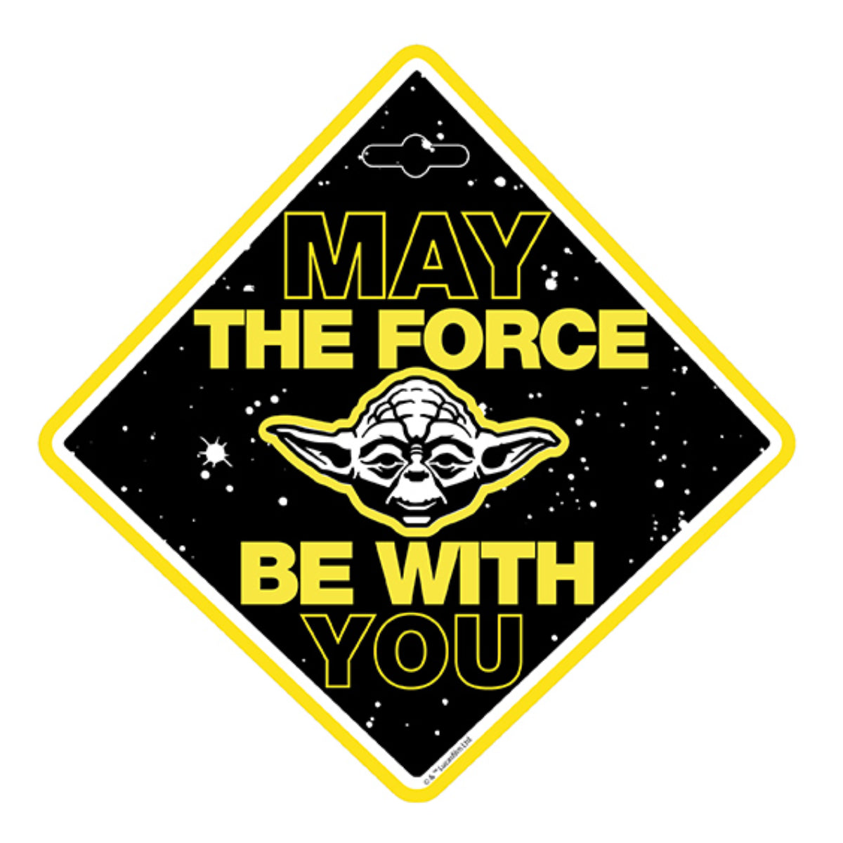 Star Wars Baby on Board Schild Auto mit Saugnapf Hinweis Schild fürs Fenster