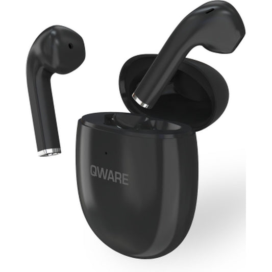 Qware Sound Ohrhörer – Bluetooth 5.0 Wireless Kopfhörer Schwarz Touch Control & Sprachassistent