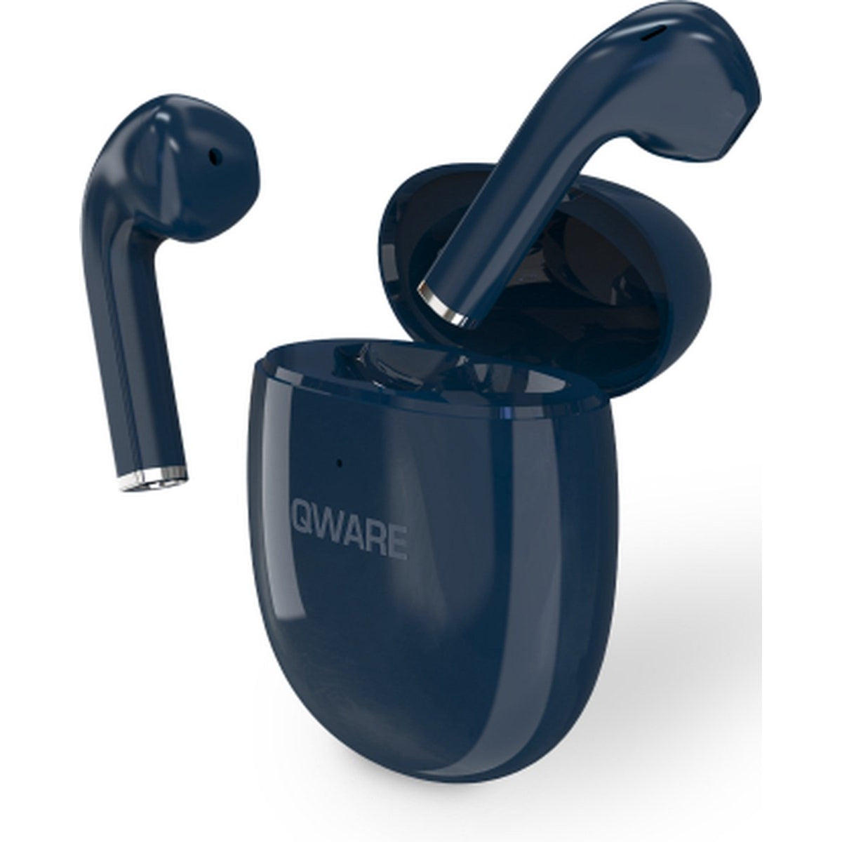 Qware Sound Ohrhörer – Bluetooth 5.0 Wireless Kopfhörer Blau Touch Control & Sprachassistent