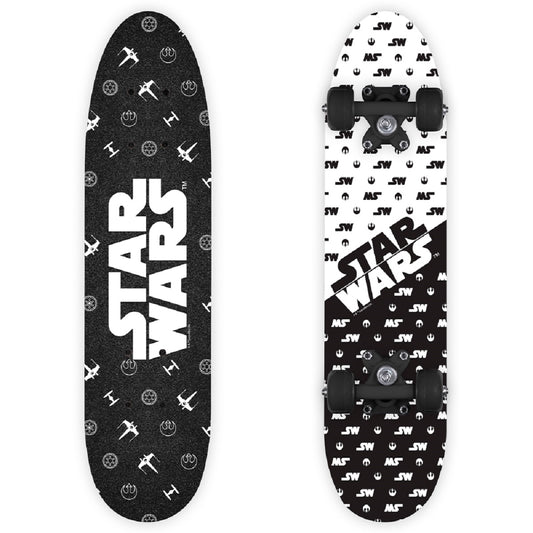 Star Wars Holz-Skateboard Mandalorian Robustes 9-Schichten Ahorn