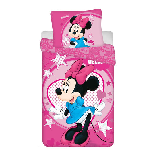Minnie Mouse Kuschelige Bettwäsche Polyester, 140x200 cm & 70x90 cm