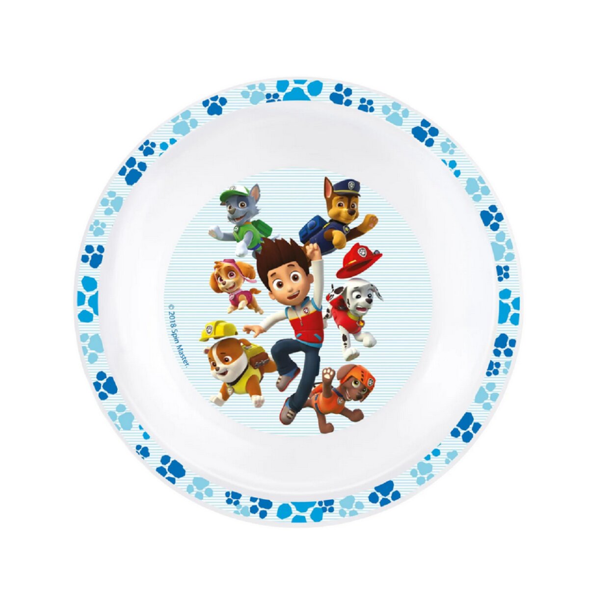 3-teiliges Kindergeschirr-Set Paw Patrol Melamin Frühstücksset, Mehrfarbig