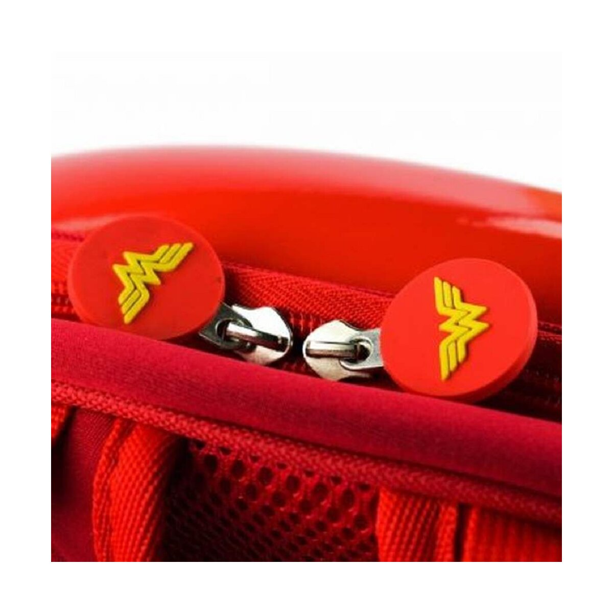 Wonder Woman CAPPE Kinder Schultasche - DC Justice League Reisetasche - Ergonomischer Rucksack für Kinder ab 3 Jahren - 7 Liter Turnbeutel - mit reflektierenden Patches und Reißverschluss
