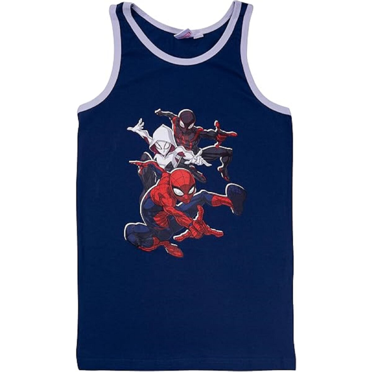 Spiderman 2er Pack Kinder Unterhemd – Bequeme Baumwolle Tank Tops