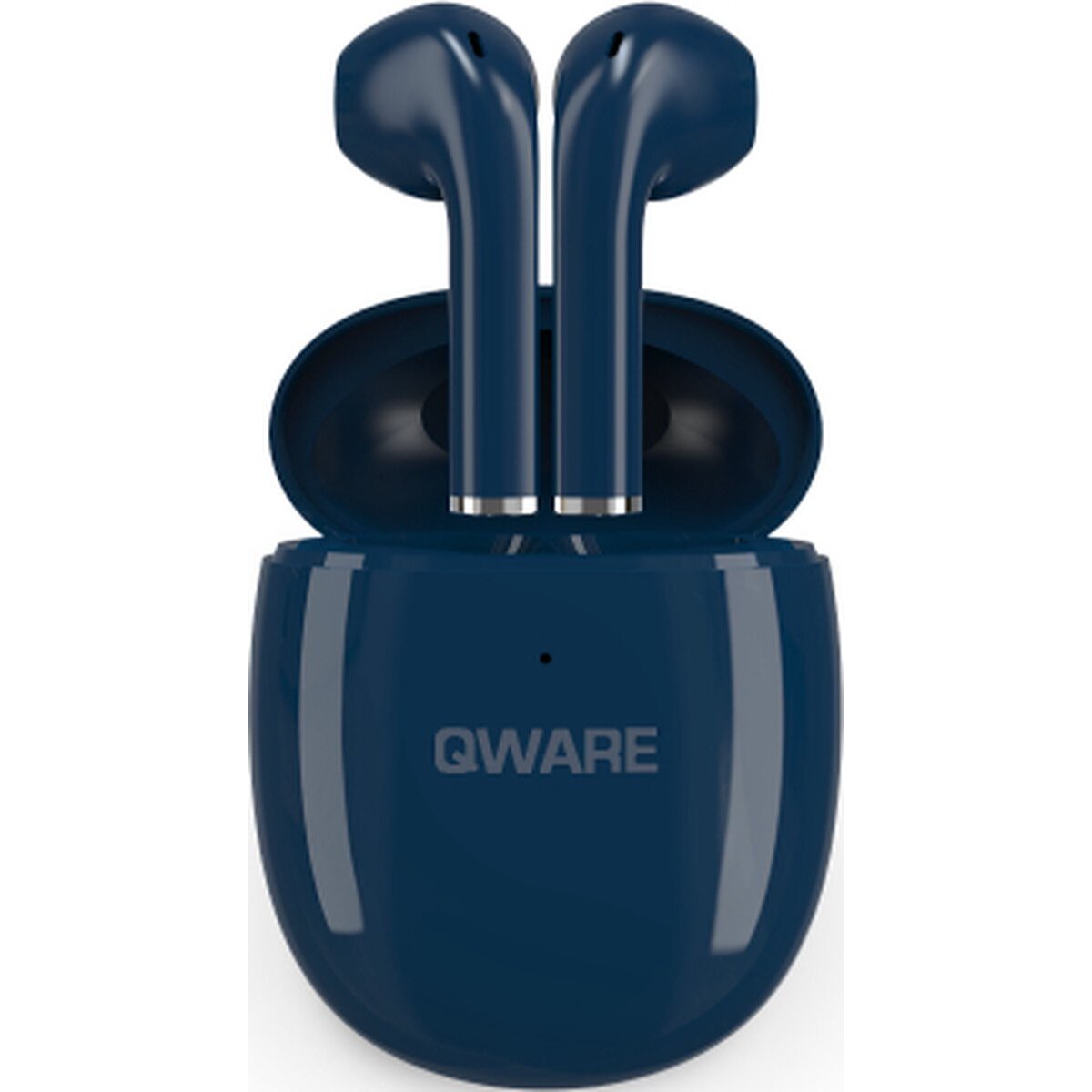 Qware Sound Ohrhörer – Bluetooth 5.0 Wireless Kopfhörer Blau Touch Control & Sprachassistent