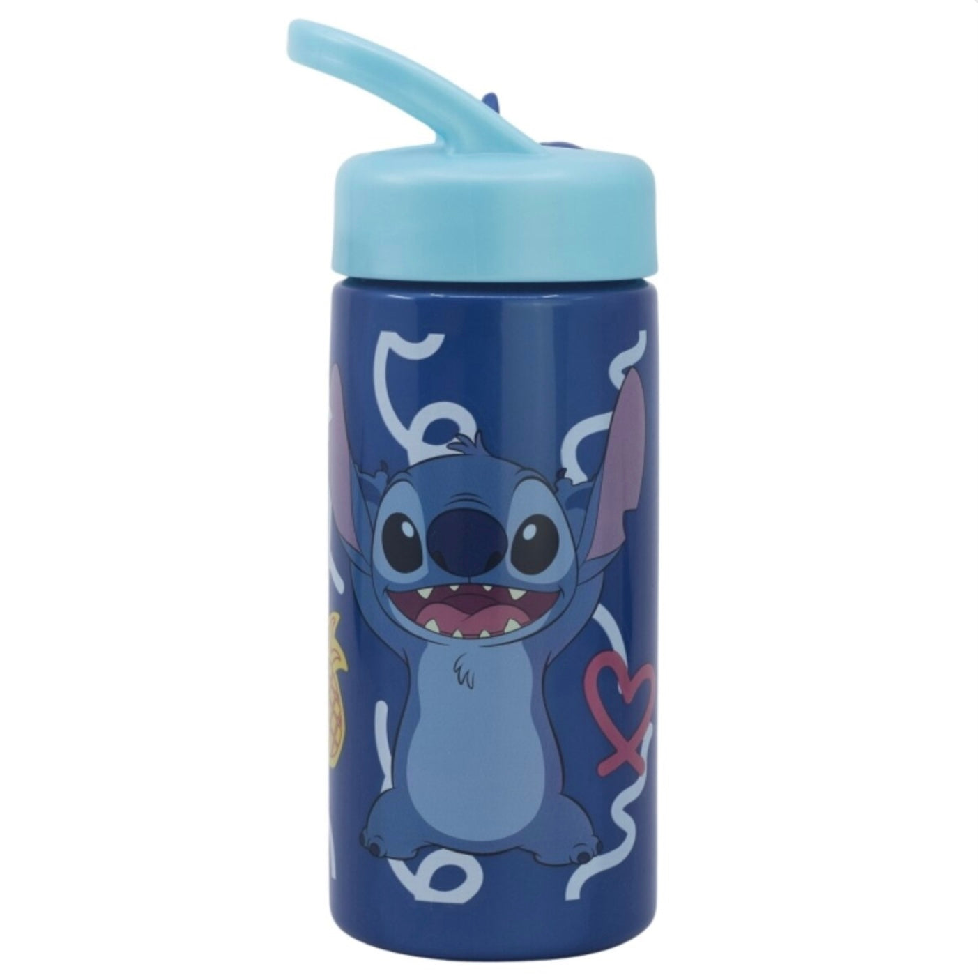 Disney Stitch Trinkflasche – Praktisch, BPA-frei & mit Strohhalm für den Alltag!