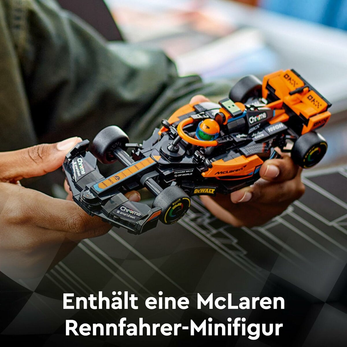LEGO Speed Champions McLaren Formel 1 Rennwagen 2023, Spielzeug für Kinder ab 9 Jahren,Geschenkidee