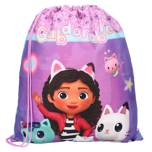 Gabby's Dollhouse Kinder Turnbeutel perfekt für Sport und Ausflüge