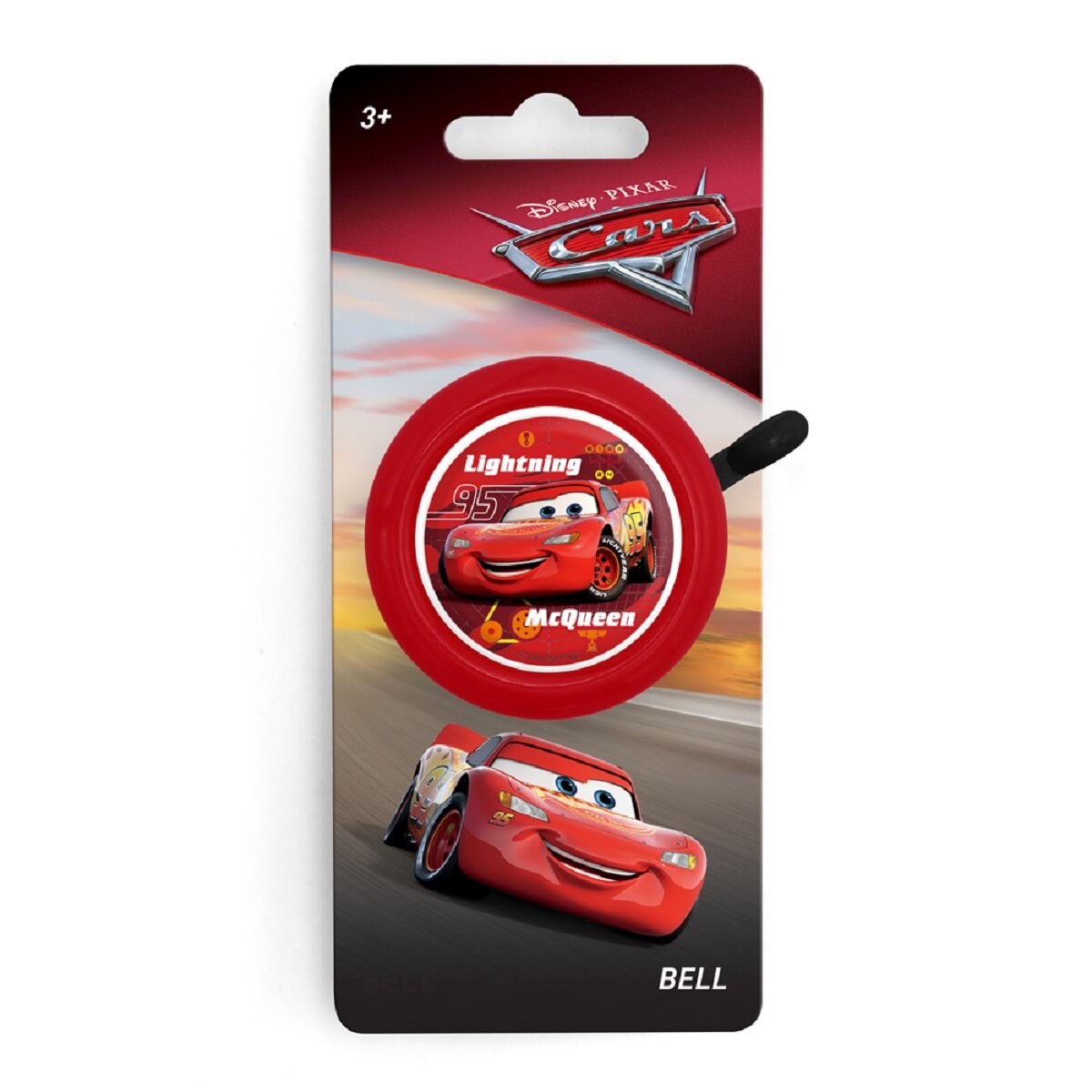 Cars 3 Metal Bell Bunte Fahrradklingel mit lauten Ton für Kinder