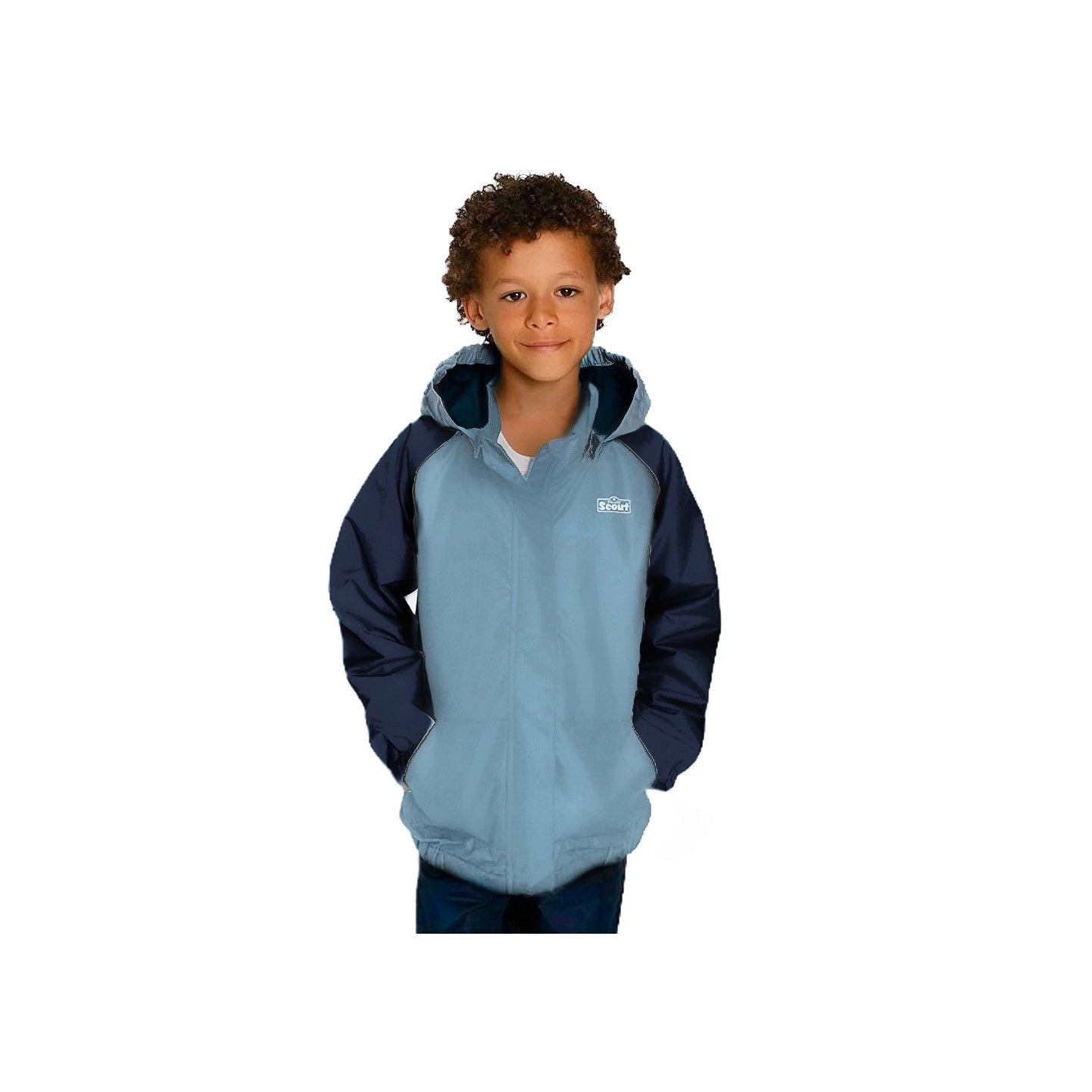 Scout Regenjacke Sport Kinder Jacken Atmungsaktiv Wasserabweisend in marine